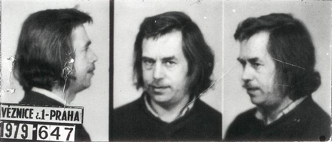Police photos of Vaclav Havel