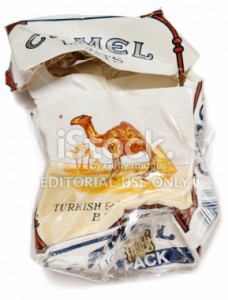 Crumpled Camel package