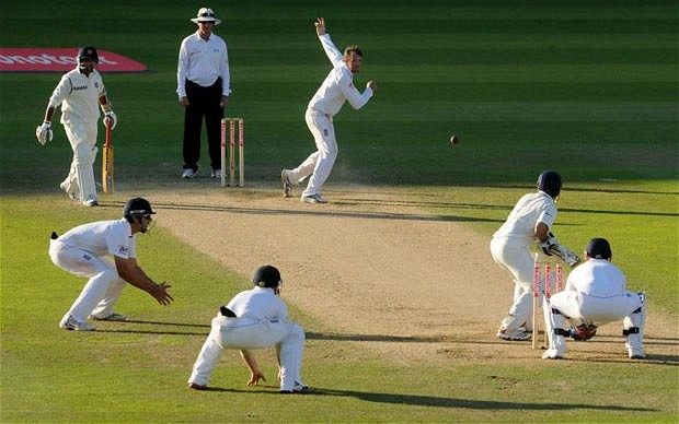 Cricket is often called a gentlemen’s sport. At least this picture makes you feel that’s true. 