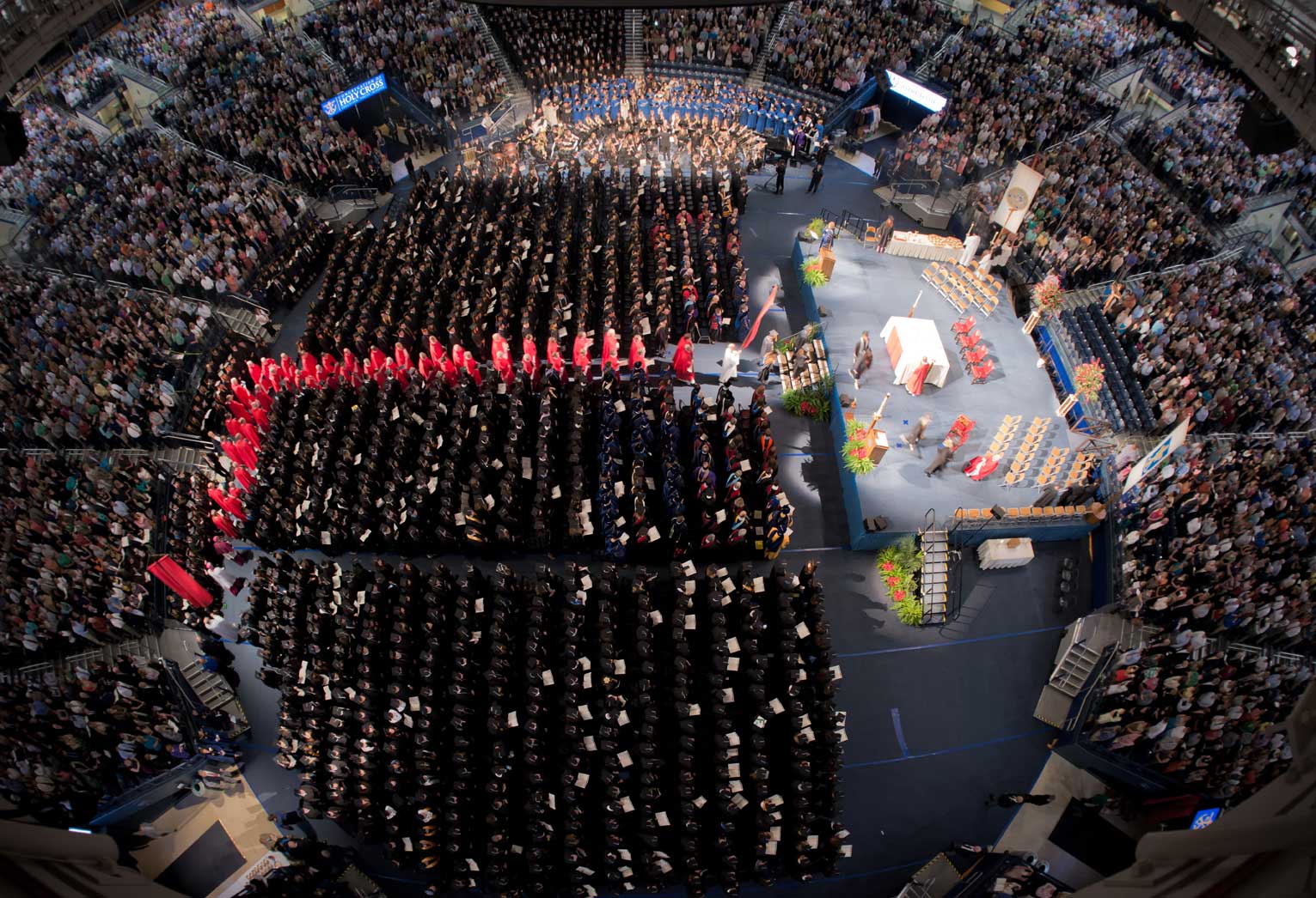 May 18, 2013; Entrance procession at the 2013 Commencement Mass...Photo by Matt Cashore/University of Notre Dame
