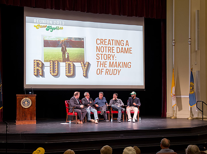 The filmmakers behind "Rudy" reveal how close the film came to not being made.  