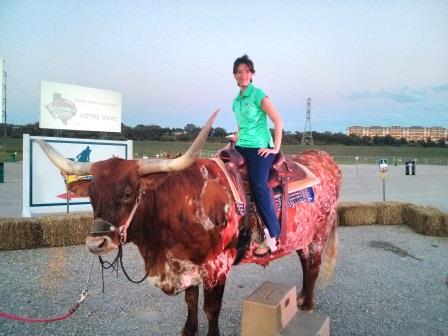 I AM ON A COW. You're welcome!