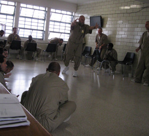Inmates learn through Shakespeare's text at Westville Correctional Facility 