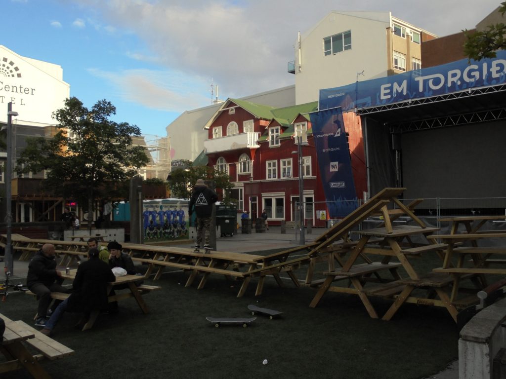 Skate park in Reykjavík.