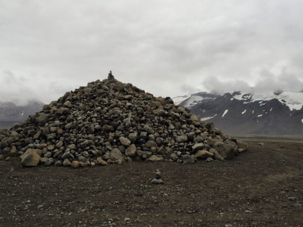 Cairn in Kaldidalur (Cold Valley).