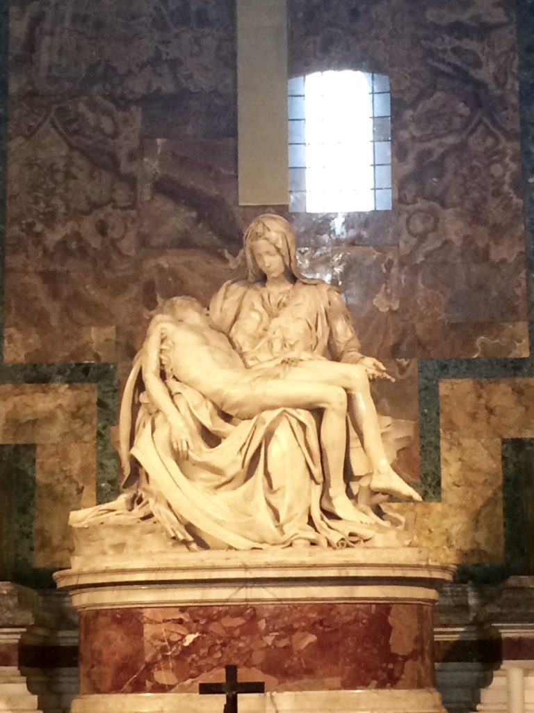 One of my favorite artworks of all time: Michelangelo's Pieta