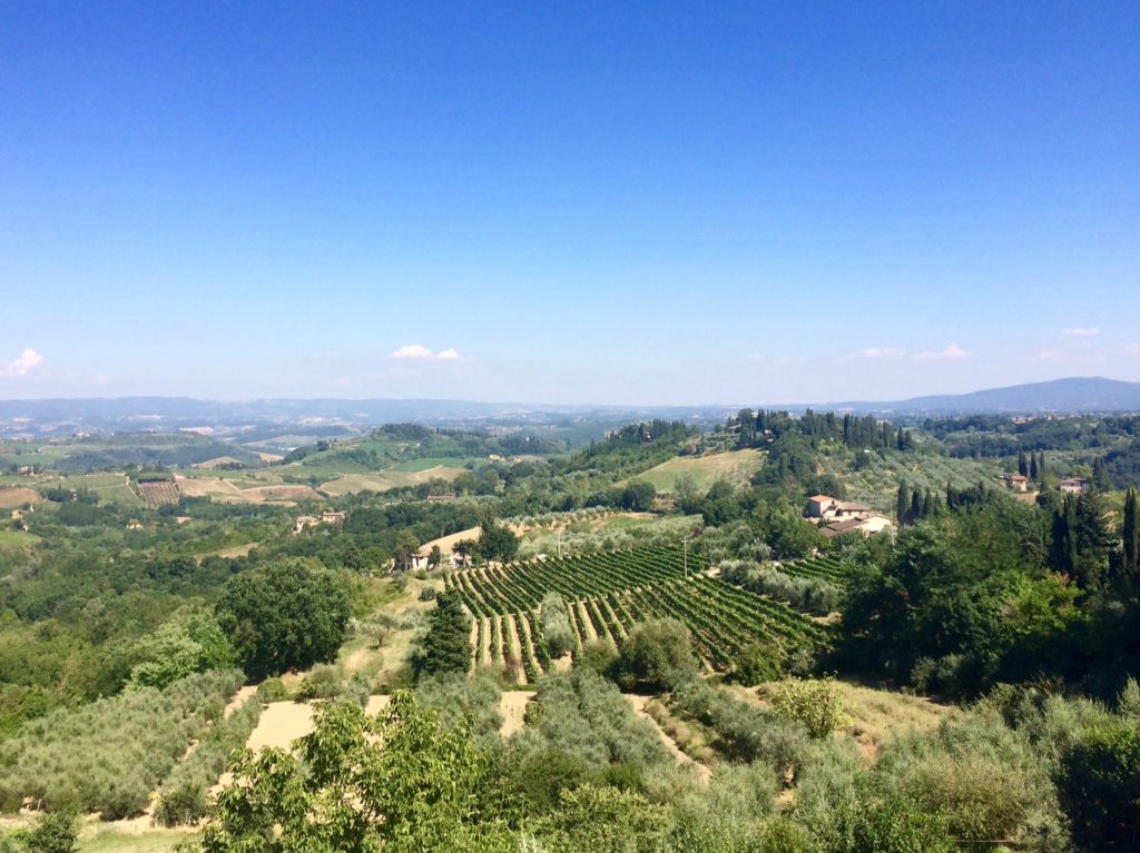 A panoramic view that I found when I walked at San Gimignano